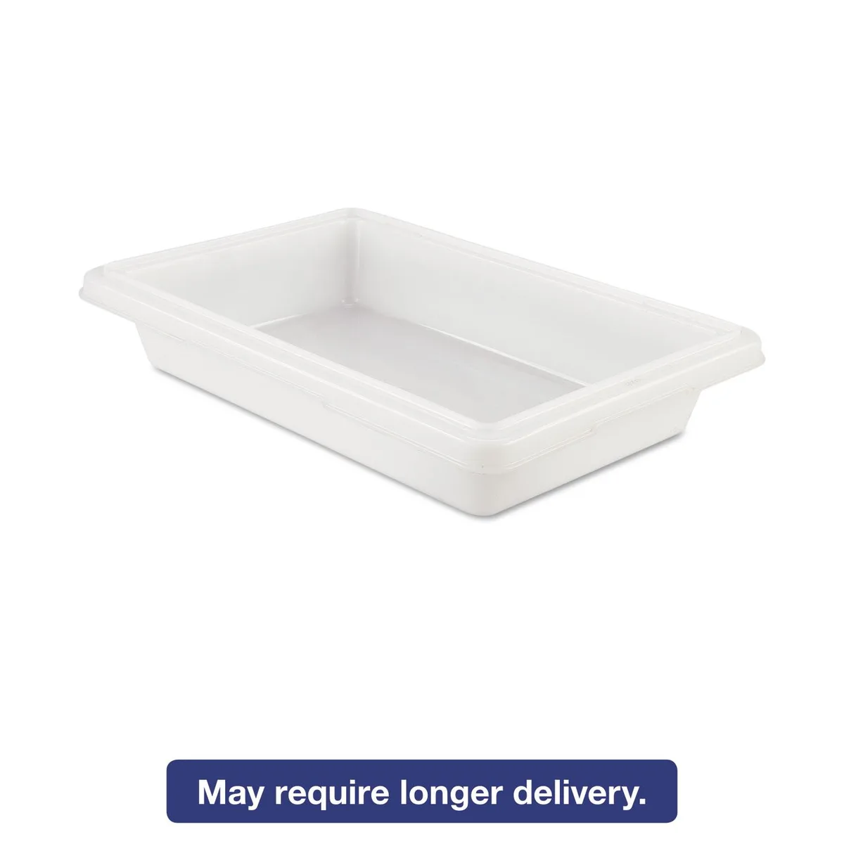 Rubbermaid Commercial Rubbermaid Commercial 2gal Food Tote 18w 12d 3 1/2h White cleaning — product photo