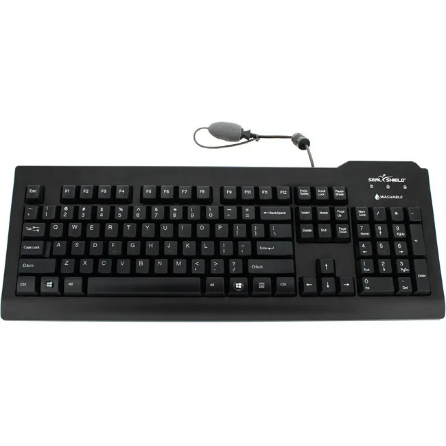 Seal Shield Seal Shield SSKSV208BEFL AZERTY Belgian Flemish waterproof antimicrobial keyboard — product photo
