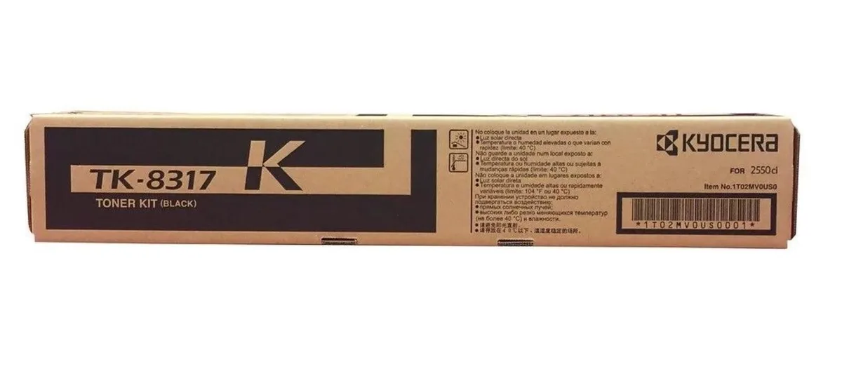 Kyocera Kyocera TK8317K Black Toner Cartridge (Genuine) — product photo