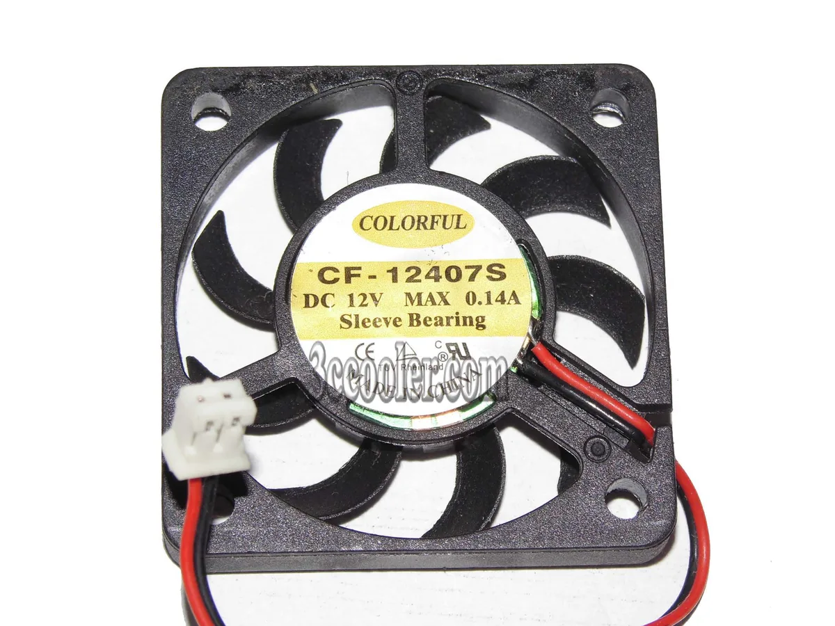 OEM Industries OEM Industries CF-12407S 40mm 7mm 12V .14A 2 Pin CPU cooler — product photo