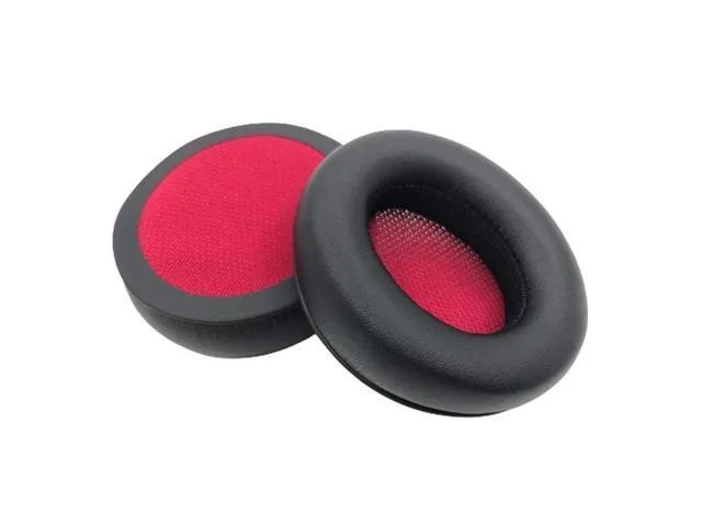 LORDWORLD LORDWORLD Breathable Earpads for Focal Earphone Noise Cancelling Ear Pads (black red net) — product photo