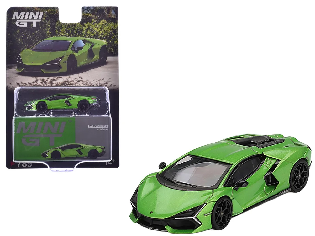 Mini GT Mini GT Lamborghini Revuelto Verde Selvans Limited Edition 1/64 hobby collectible — product photo