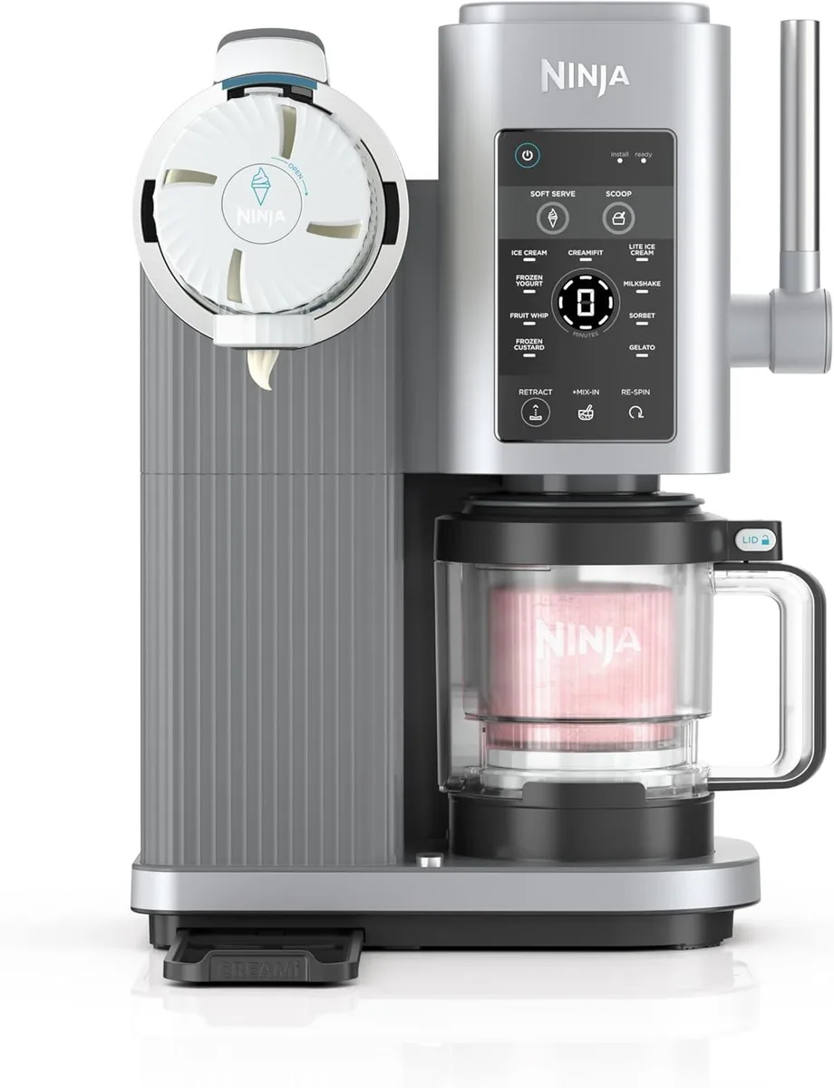 Ninja Ninja Swirl by CREAMi Ice Cream Maker 13-in-1 with Soft Serve Handle (2) 16oz Pints — product photo