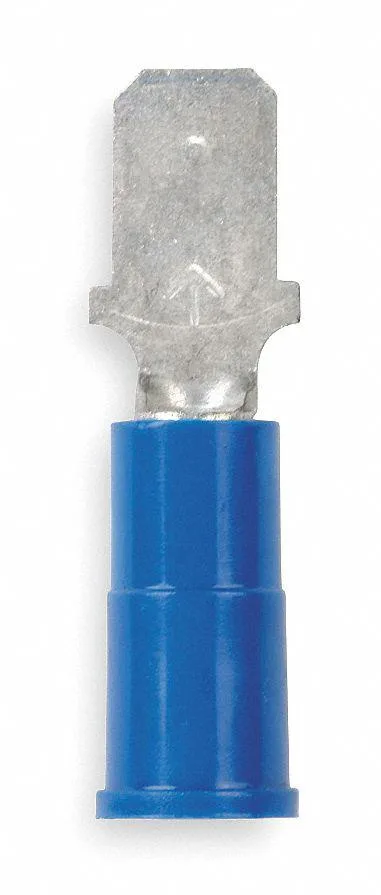 3M 3M MVU14-187DMX Male Disconnect 16-14 AWG Blue Vinyl 100pk — product photo