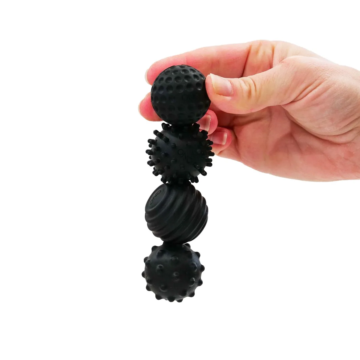 Signets Silicone Magnetic Balls Onyx Set of 4 — product photo