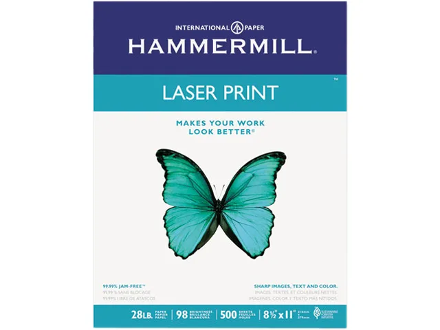 Hammermill Hammermill 125534 Paper 98 Brightness 28lb 500 Sheets — product photo