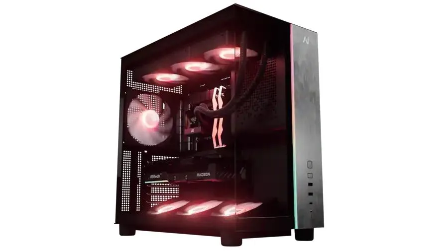 Andromeda Insights Andromeda Insights AI V3 Elite Pro Gaming PC RX 9070 XT 16GB Intel Core Ultra 7 265KF 32GB DDR5 1TB NVMe — product photo