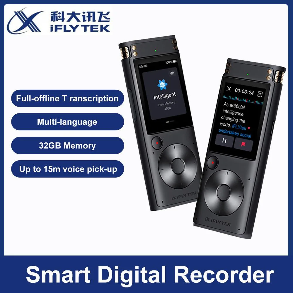 iFLYTEK iFLYTEK SR302 Pro voice recorder 6 mic 32GB 2000mAh — product photo
