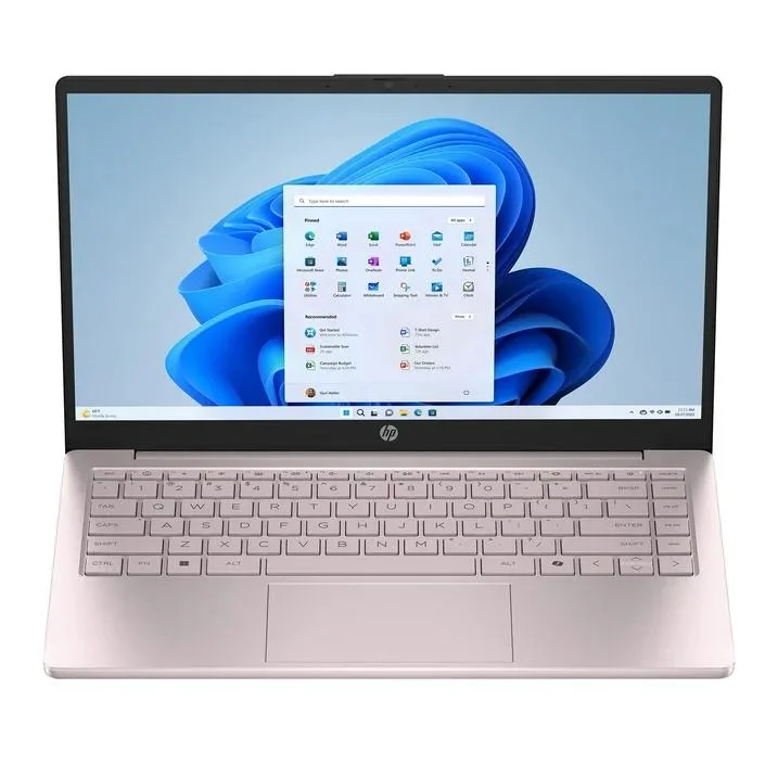 HP HP Stream 14-ep2011wm laptop Intel Celeron N150 4GB DDR4 128GB Tranquil Pink — product photo