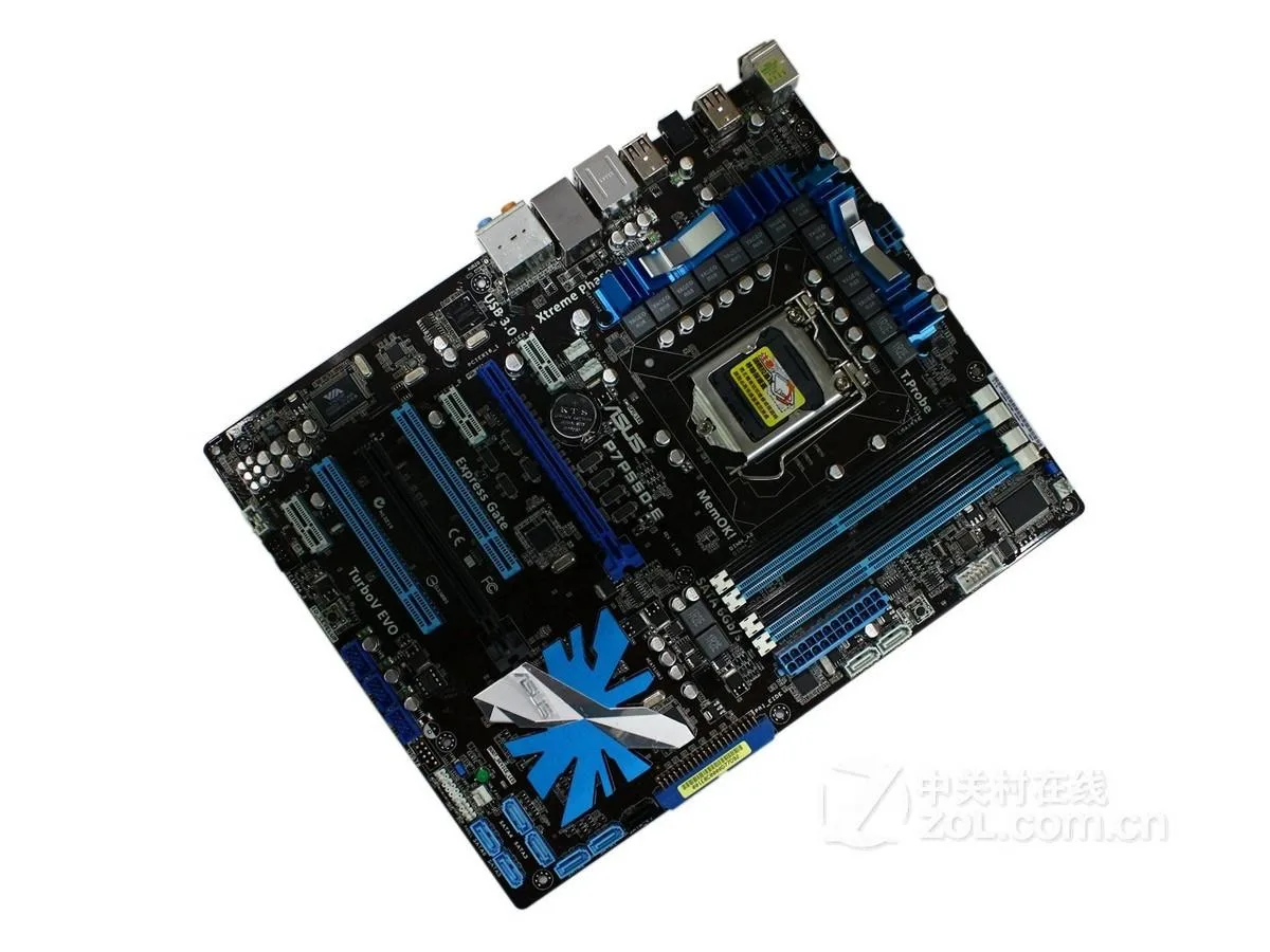 ASUS ASUS P7P55D-E Intel P55 motherboard LGA 1156 DDR3 16GB ATX — product photo