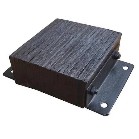 Value Brand Value Brand Dock Bumper 12x4-1/2x16 In. Rubber — product photo