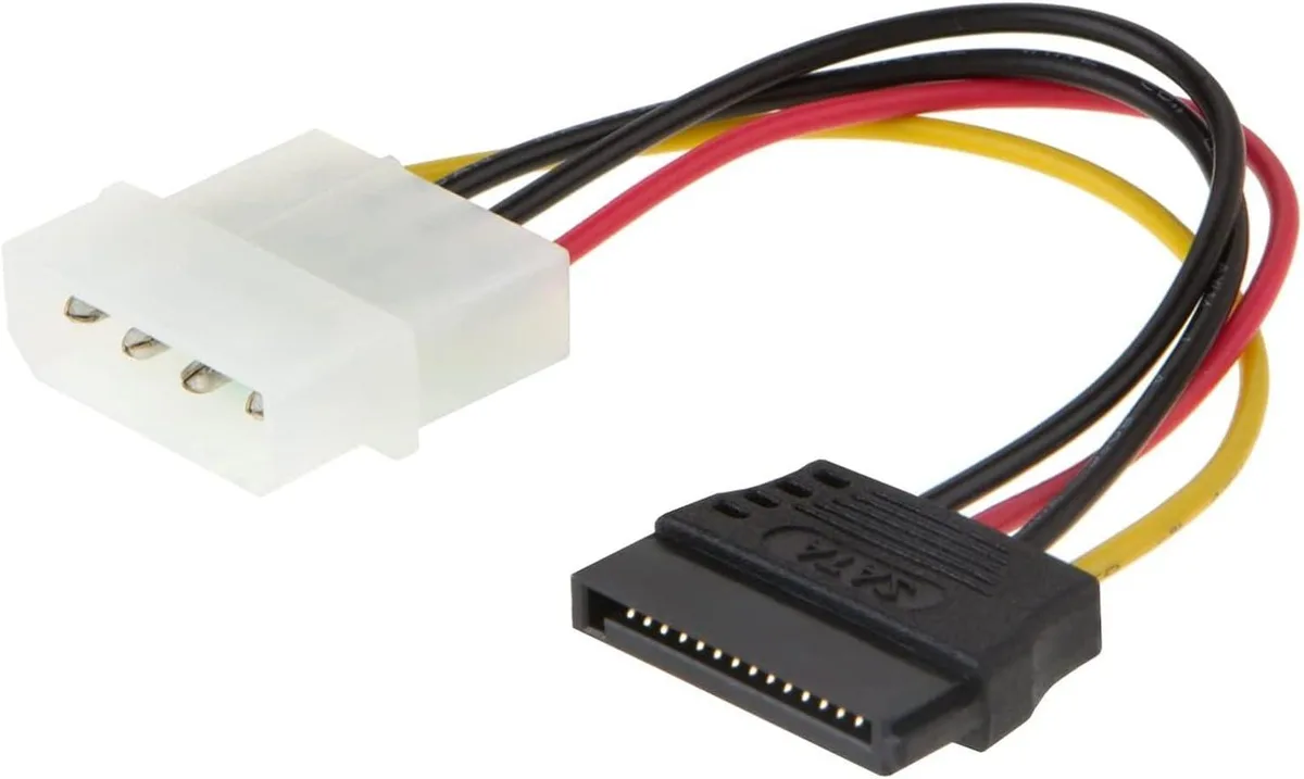 CableCreation CableCreation 4 Pin Molex to 15 Pin SATA Power Cable Adapter 5-Pack — product photo
