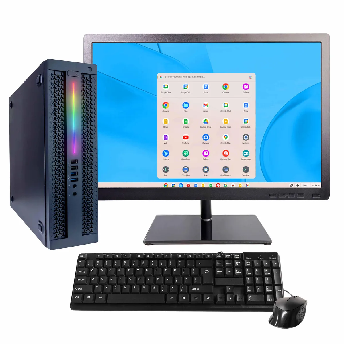 HP HP EliteDesk 800 G2 i5-6500 8GB 250GB 22" ChromeOS Flex — product photo