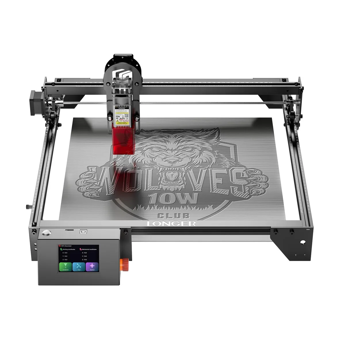 LONGER LONGER Ray5 60W Engraver 10W Laser 400x400mm Offline App — product photo