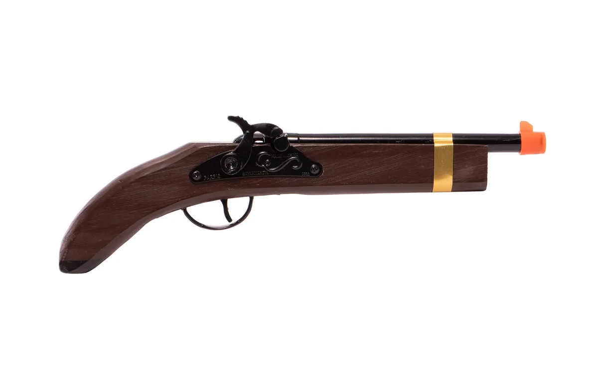  PARRIS Kentucky Pistol Replica 1729B 15 inch Wood Steel Collectible — product photo