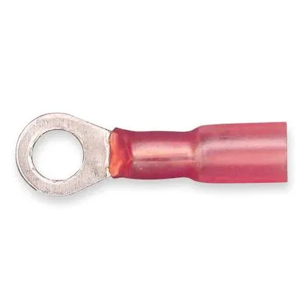 3M 3M MH18-8R/LX Ring Terminal #8 Stud 18 AWG 600V Heat Shrink — product photo
