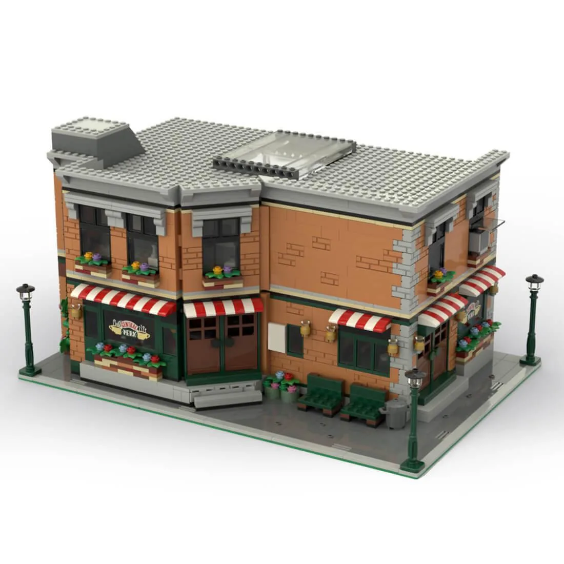 ZITIANYOUBUILD ZITIANYOUBUILD MOC-87089 Apartment 2-storey Building 3494 Pieces — product photo
