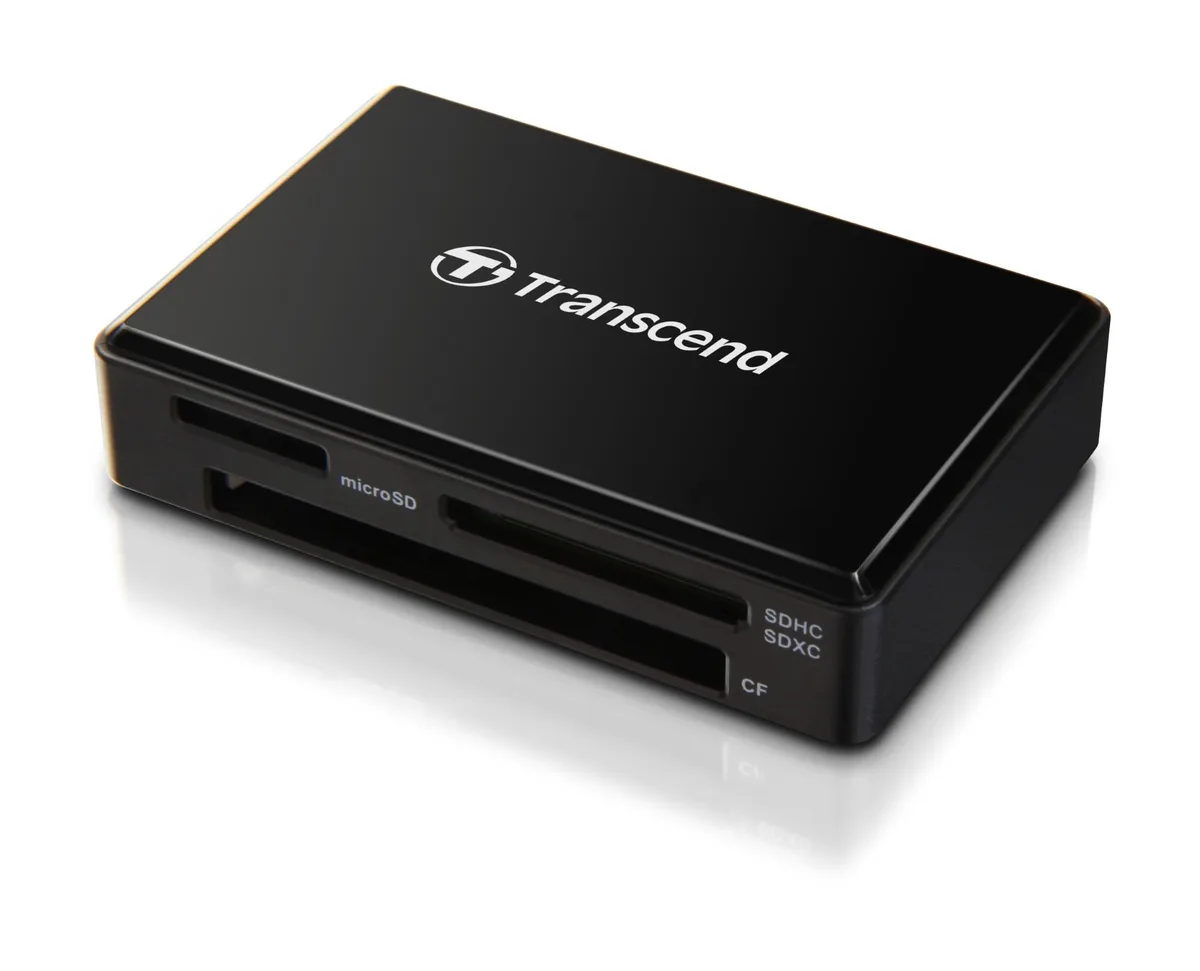 Transcend Transcend TS-RDF8K2 USB 3.0/3.1 Gen 1 Card Reader Black — product photo