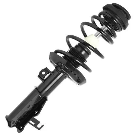 Unity 11028 front right complete strut assembly, silver metal finish