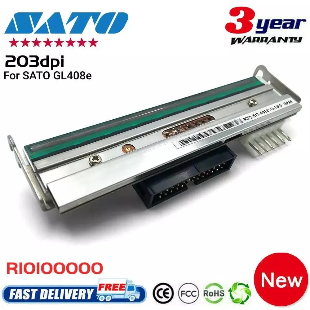 Sato Sato R10100000 Genuine New printhead for GL408E 203dpi — product photo