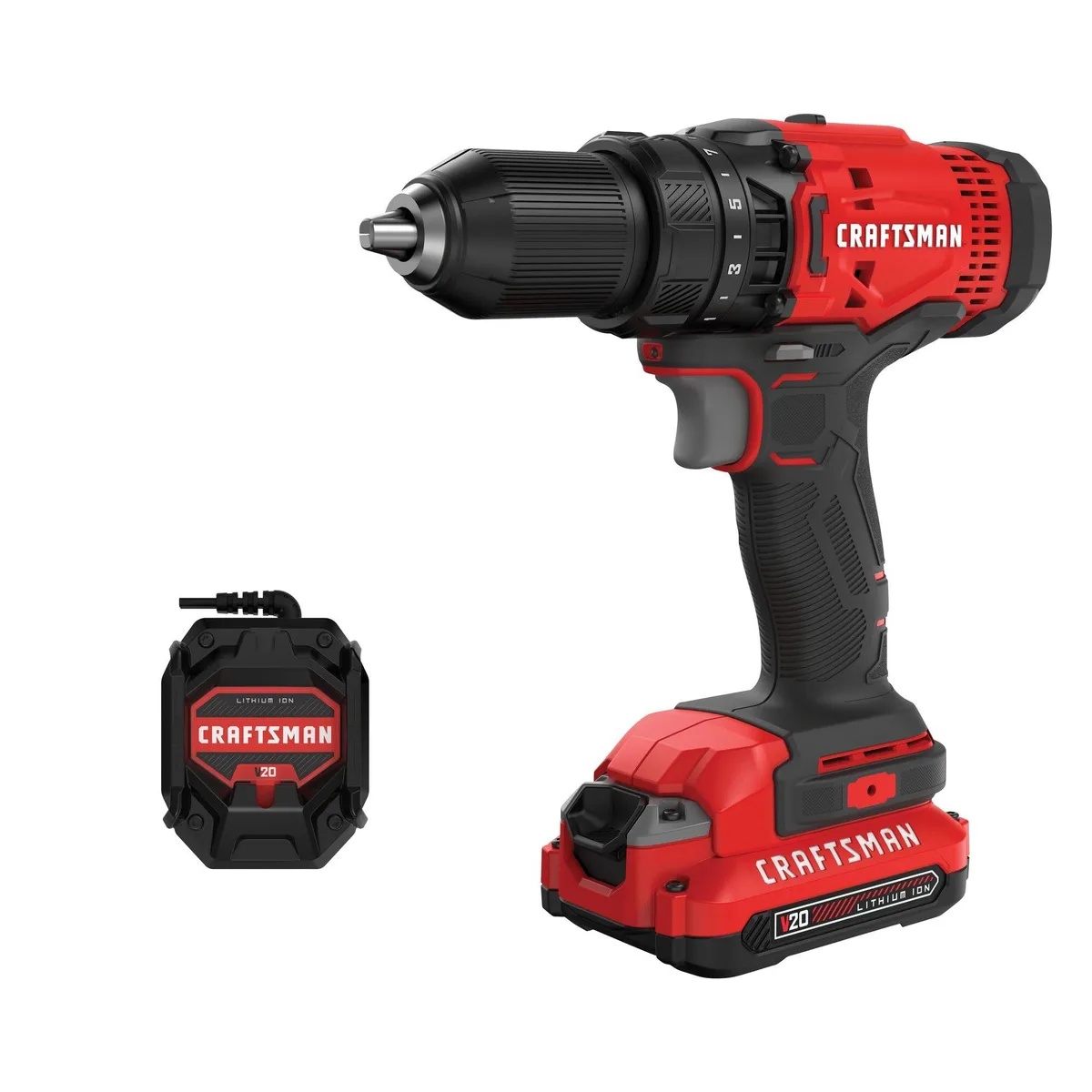 Craftsman CMCD700C1 20V 1.3Ah Lithium-ion battery kit — product photo