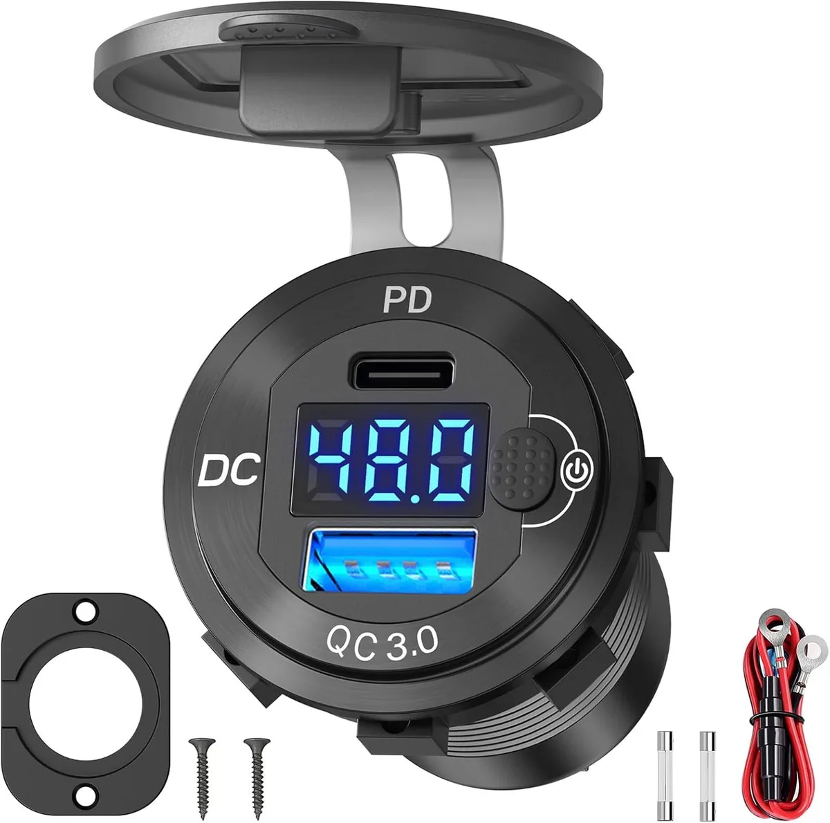 Ballistic Ballistic 12-60V Car Charger PD30W QC36W 66W Waterproof — product photo