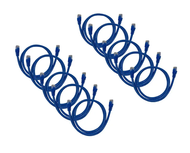 PPA International PPA International Cat6a Ethernet Cable Blue 10-Pack 3 ft — product photo