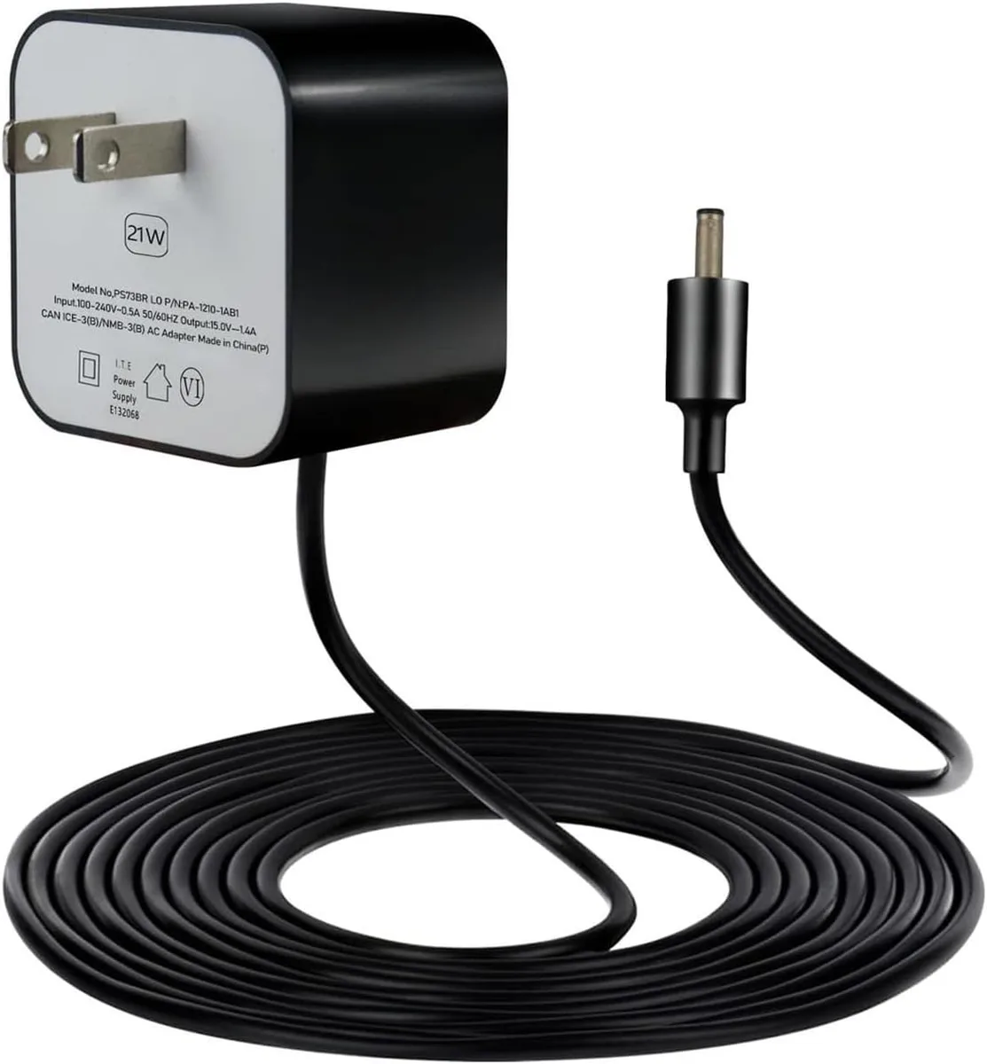 BASEUS BASEUS 21W AC Adapter 15V 1.4A 5.87ft 3.5mm Jack — product photo