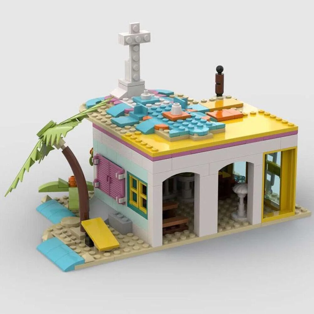 ZITIANYOUBUILD ZITIANYOUBUILD MOC-75142 Seaside Chapel 318 Parts — product photo