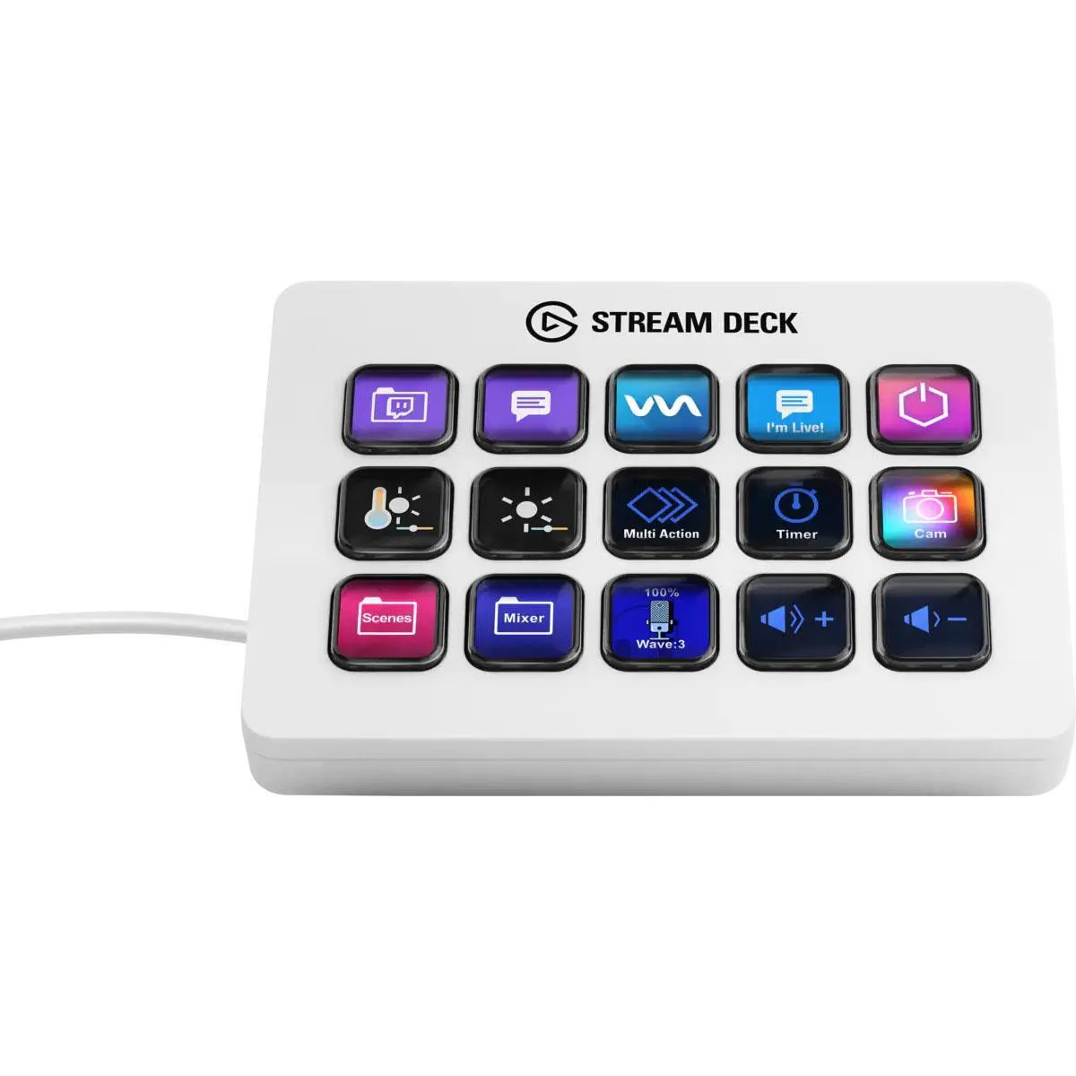 Elgato Elgato Stream Deck MK.2 15 LCD Keys White 10GBA9911 — product photo