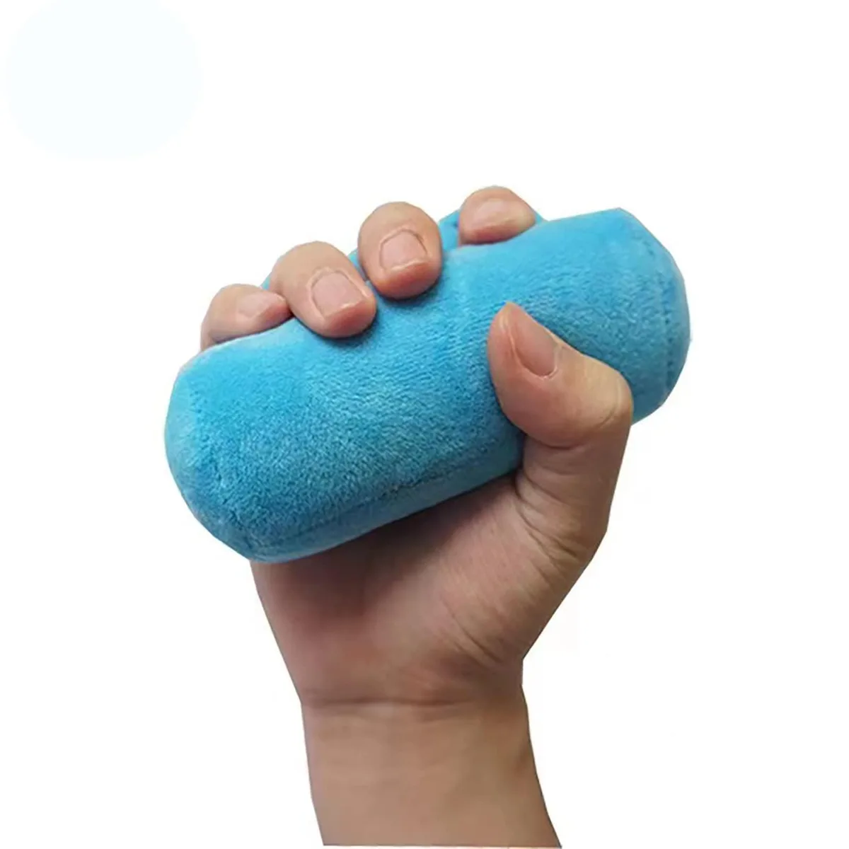  Soft Grip Exerciser Strengthener Finger Exerciser Ball Hand Exercisers Therapy Ball (Blue) — product photo