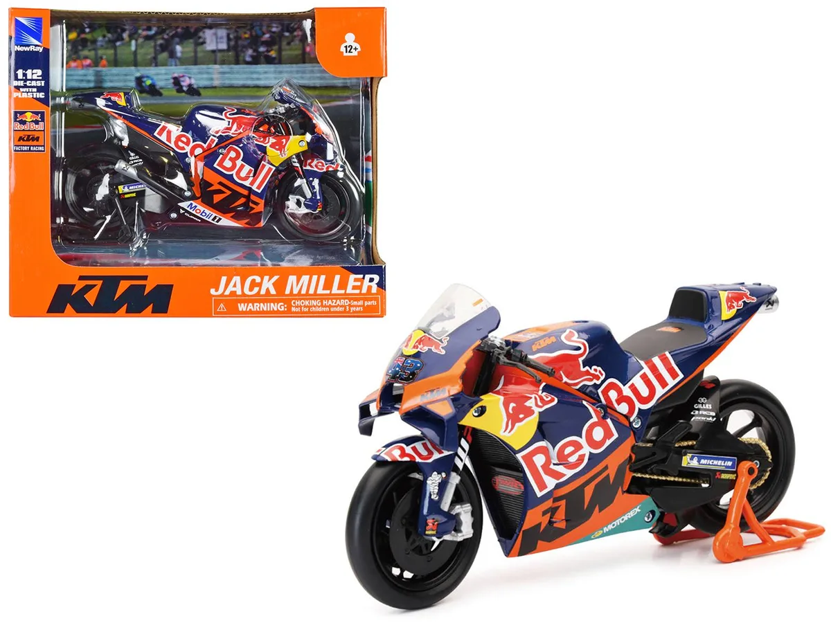 New Ray Toys New Ray Toys KTM RC16 #43 Jack Miller 1/12 Diecast Motorcycle 2023 — product photo