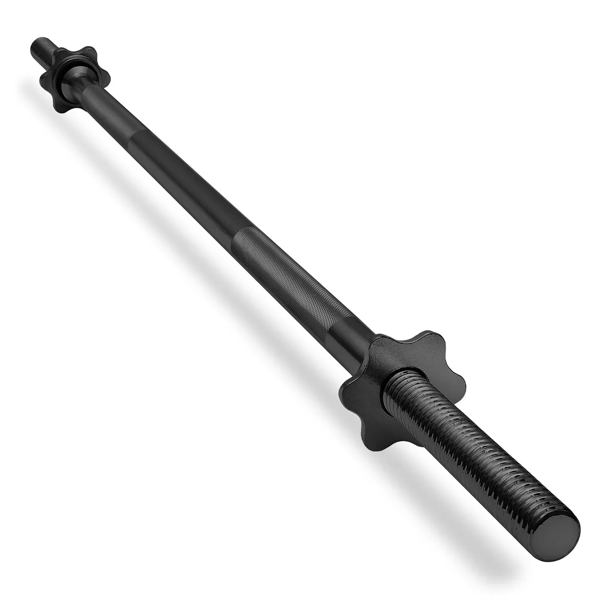 Philosophy Gym Philosophy Gym 4.5 FT Standard Barbell 1" Threaded with Collars 300lb Black — product photo