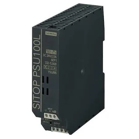 SIEMENS SIEMENS 6EP13321LB00 DC Power Supply 24V 60W 2.5A DIN Rail — product photo