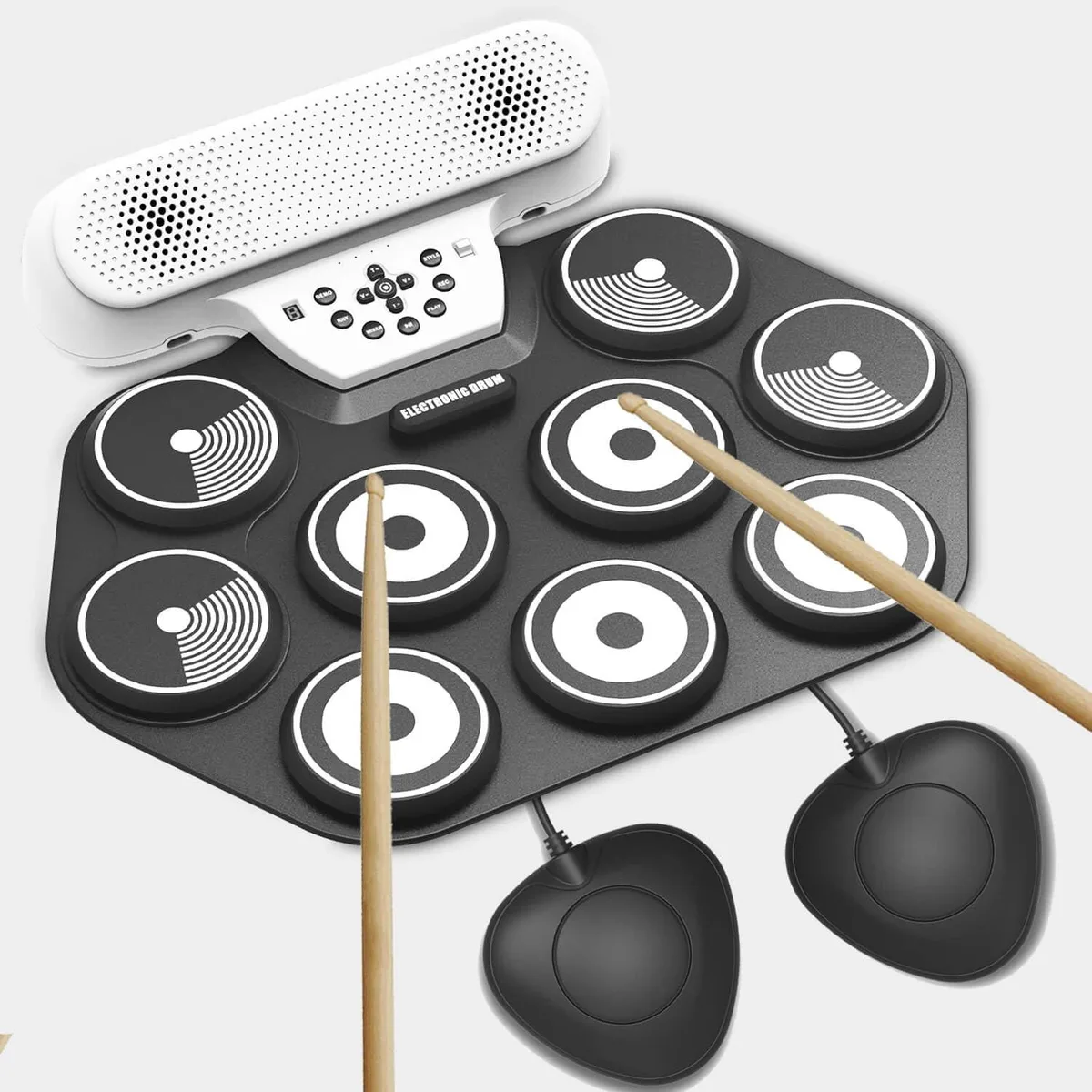 Alesis 901S 9-Pad Electronic Drum Kit .4" Pads 10h Battery — product photo