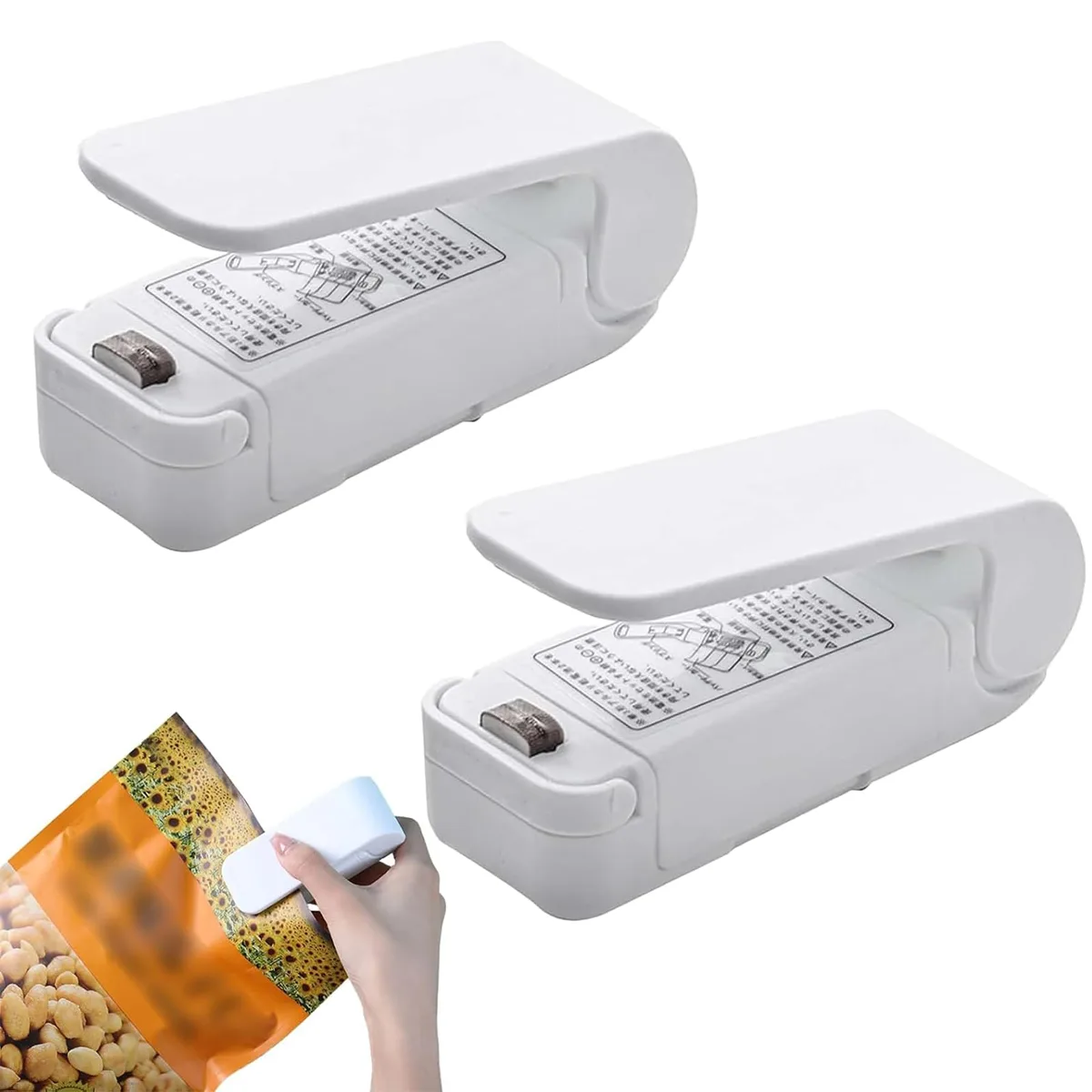  FoodSaver 2-pack handheld vacuum sealer white — product photo