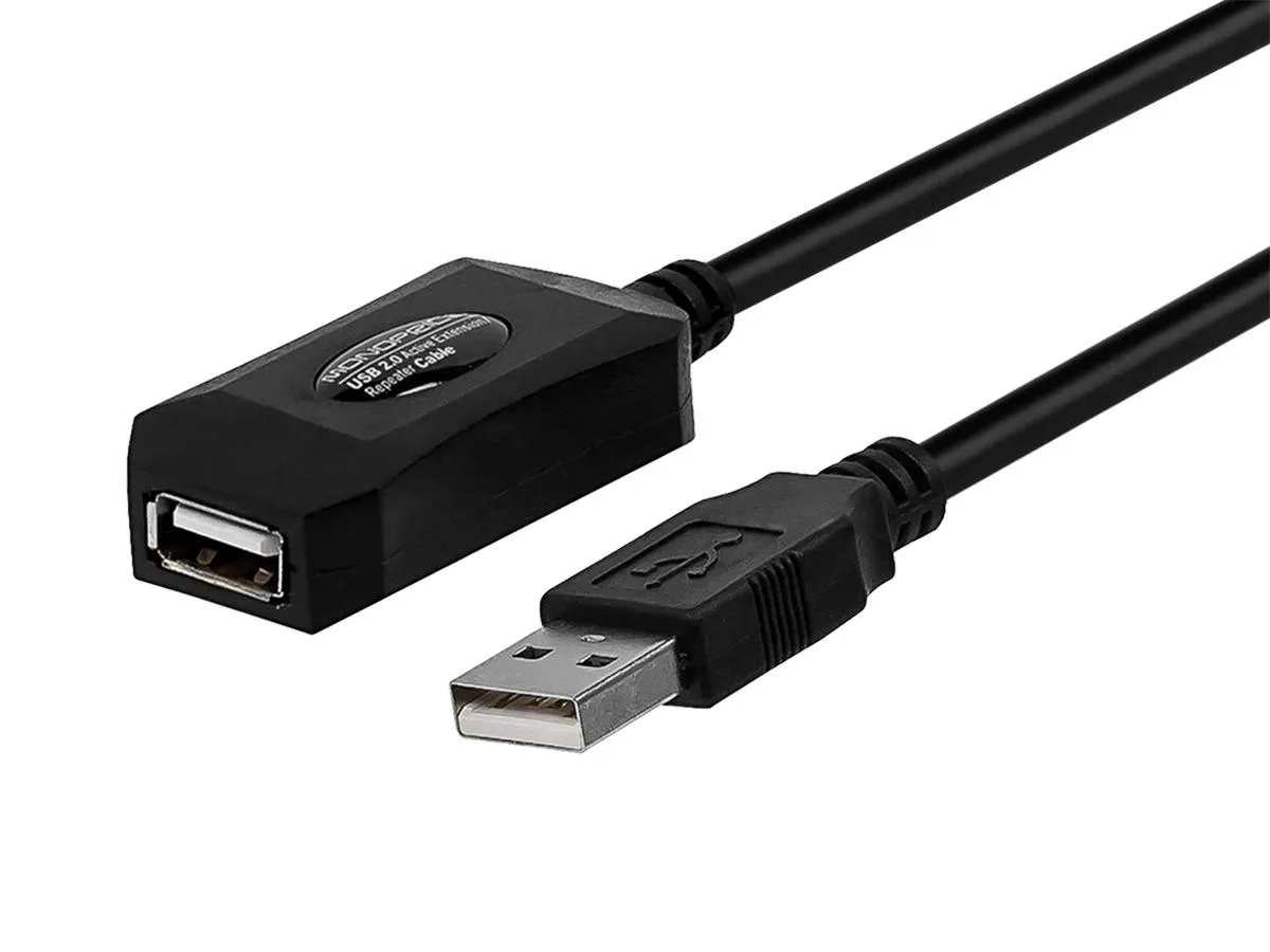 Monoprice Inc. Monoprice Inc. 8751 USB 2.0 Active Extension Cable 16 ft Type-A Male to Female 20/28AWG — product photo