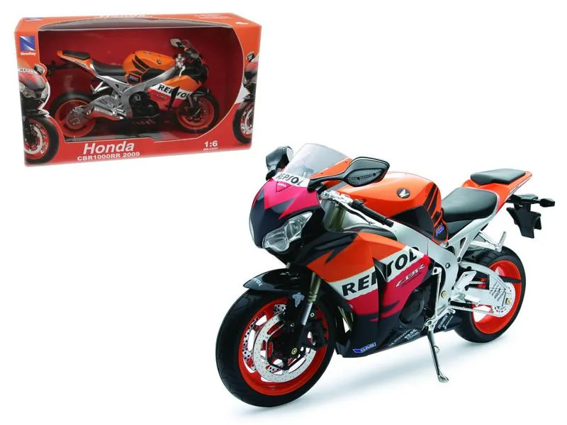 New Ray Toys New Ray Toys 2009 Honda CBR1000RR Repsol 1/6 Diecast Motorcycle hobby collectible — product photo
