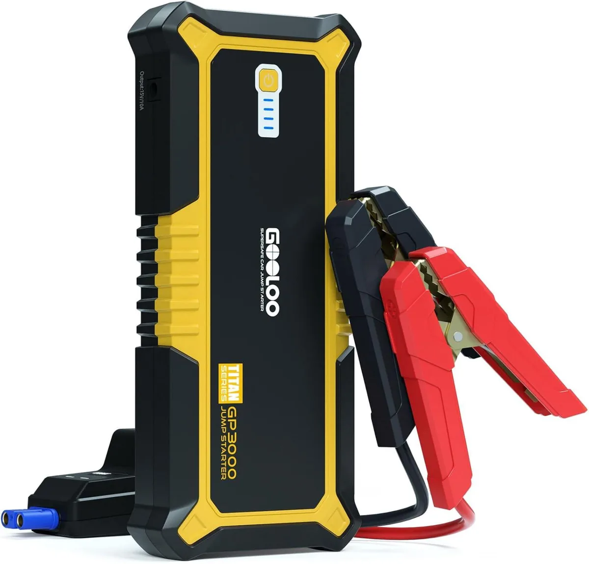 GOOLOO GOOLOO GP3000-YE 3000A jump starter 9.0L gas 7.0L diesel — product photo