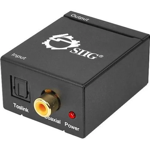 SIIG, Inc SIIG, Inc CE-CV0011-S2 Digital to Analog Audio Converter 16 FT — product photo