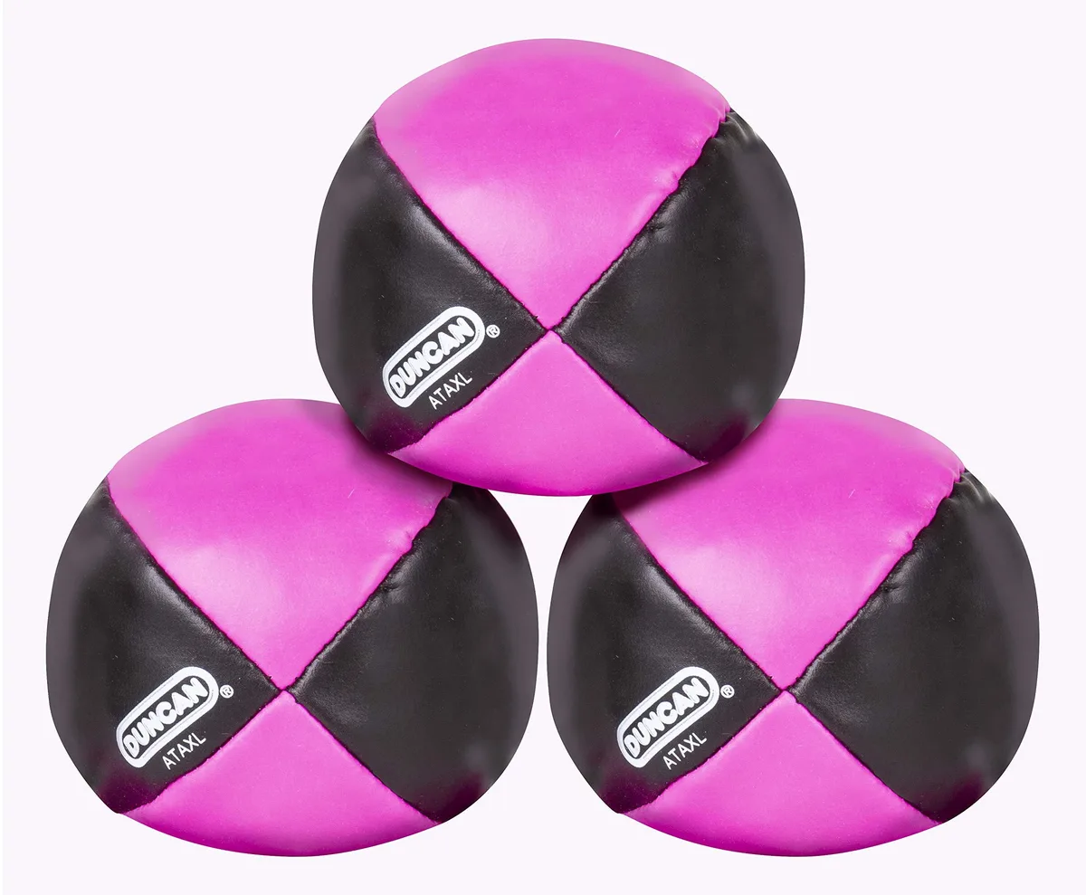  Duncan Juggling Balls 3830JG 3 Pack Black Pink 2.25in — product photo