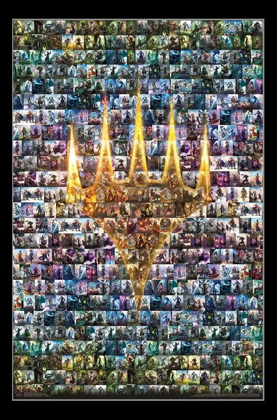 Magic The Gathering collage poster print 22 x 34 inches on heavy stock paper