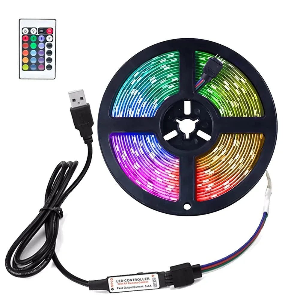 16.4 ft copper-finish LED strip on flexible rectangular plastic reel