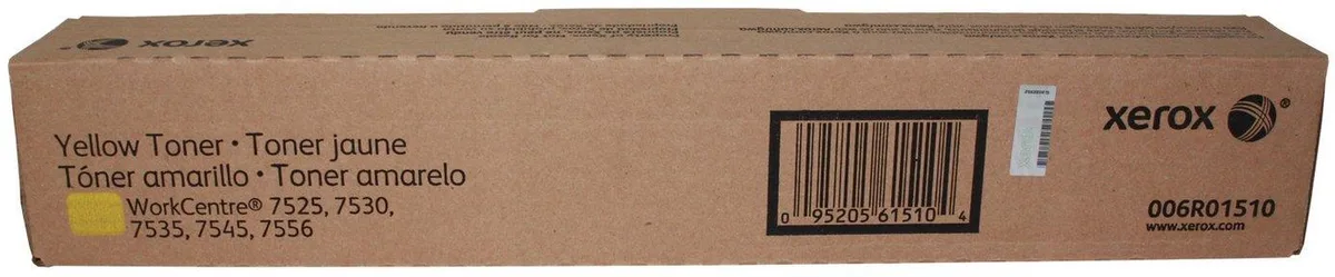 XEROX Xerox 006R01510 Yellow Toner Cartridge 15000 Pages — product photo