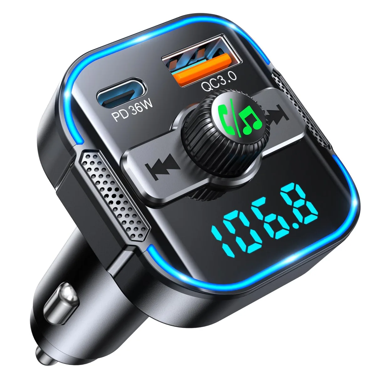  Scosche BC47 Bluetooth 5.3 Car Adapter PD 36W QC 18W FM Transmitter — product photo