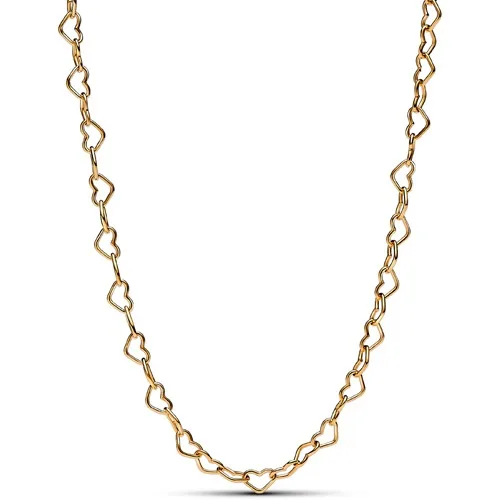 PANDORA PANDORA Linked Hearts Collier Necklace 14k gold plated — product photo