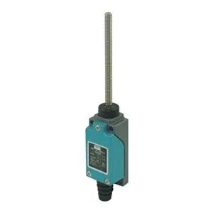 Dayton compact limit switch, miniature body, top-mounted wobble stick actuator, screw terminals