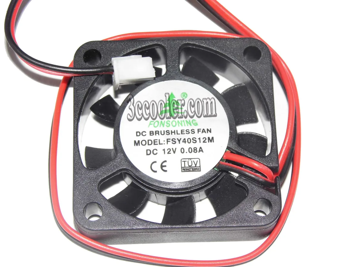 OEM Industries OEM Industries FSY40S12M 40mm 12V 0.08A 2-Pin Fan 10-Pack — product photo
