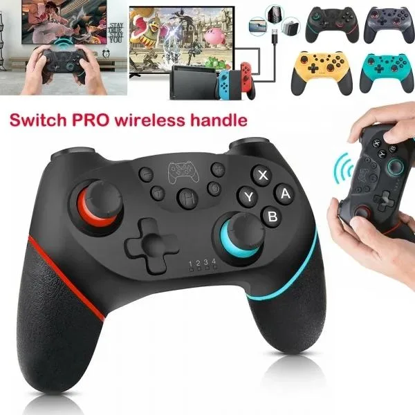 Wireless gamepad with dual analog sticks and four LED indicators