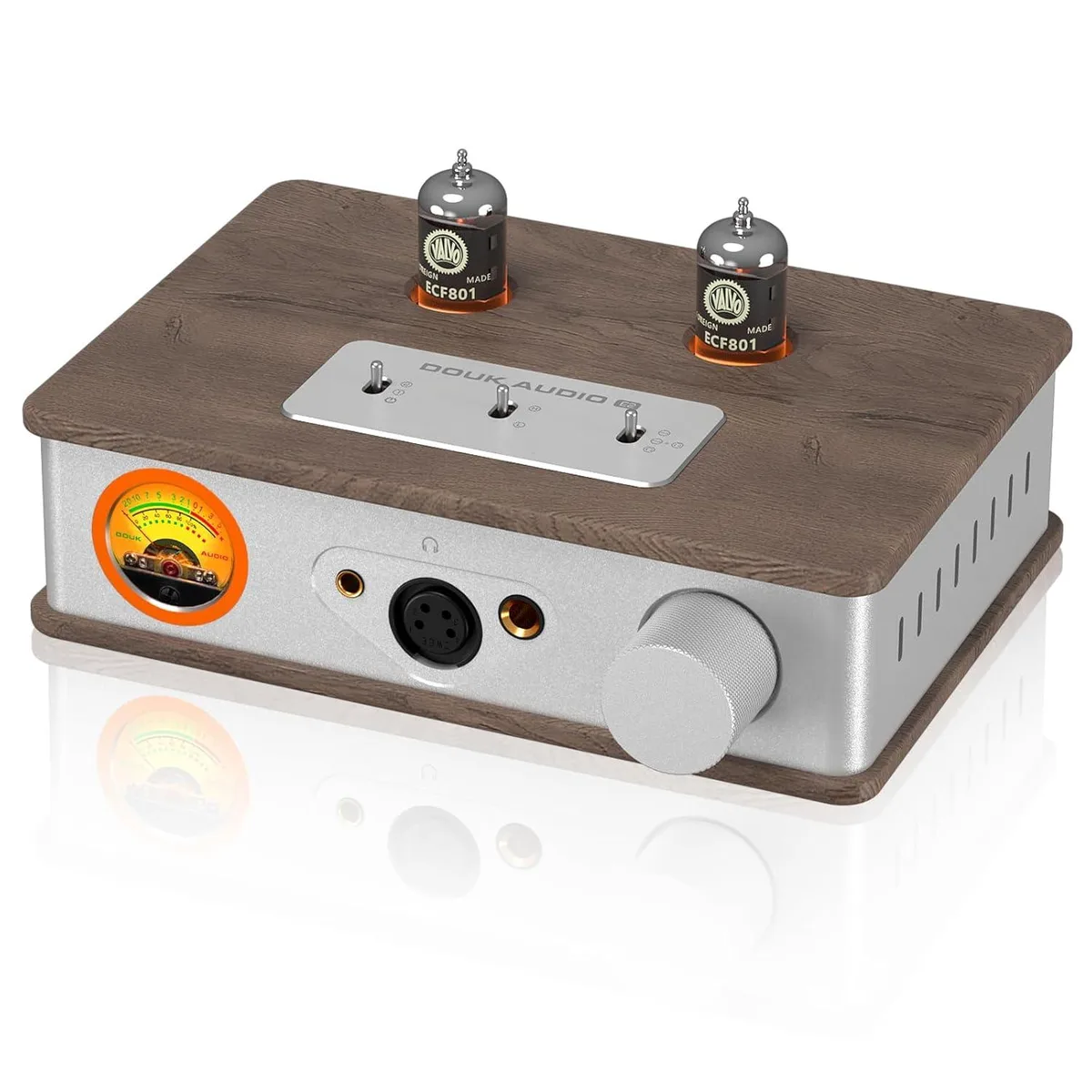 LORDWORLD LORDWORLD Tube Headphone Amp Valvo ECF801 VU Meter E2 streaming audio — product photo
